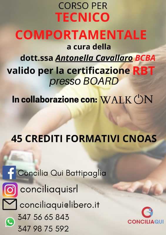 RBT - TECNICO COMPORTAMENTALE